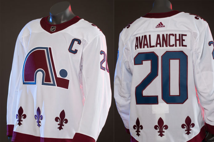 Avalanche's reverse retro jersey pays #20 homage to Nordiques NHL adidas jersey