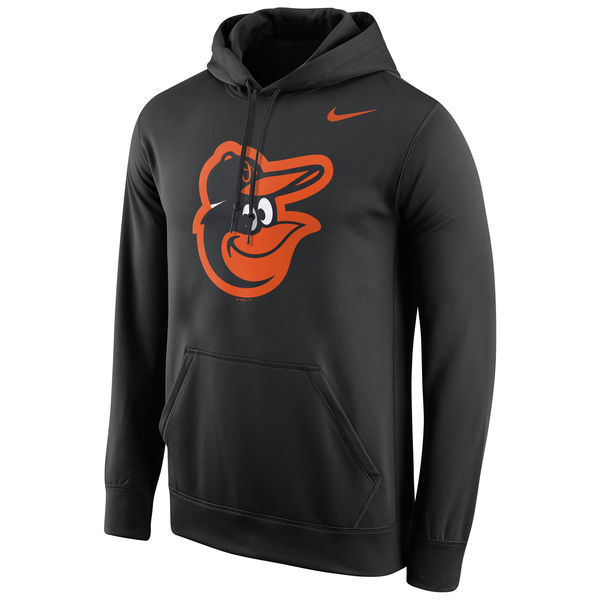 Baltimore Orioles Nike Black Logo Performance Men's Pullover Hoodie