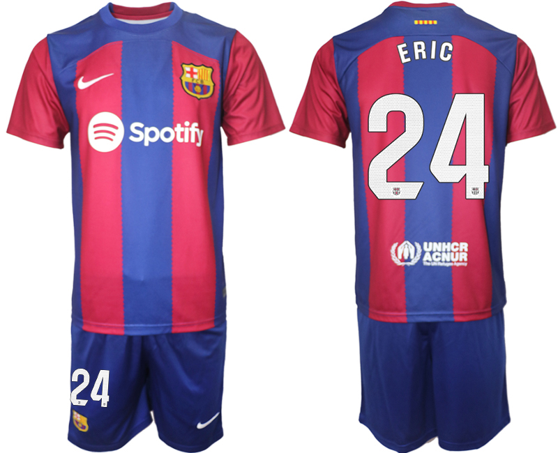 Barcelona home 24# ERIC 2023-24 Suite Soccer jerseys
