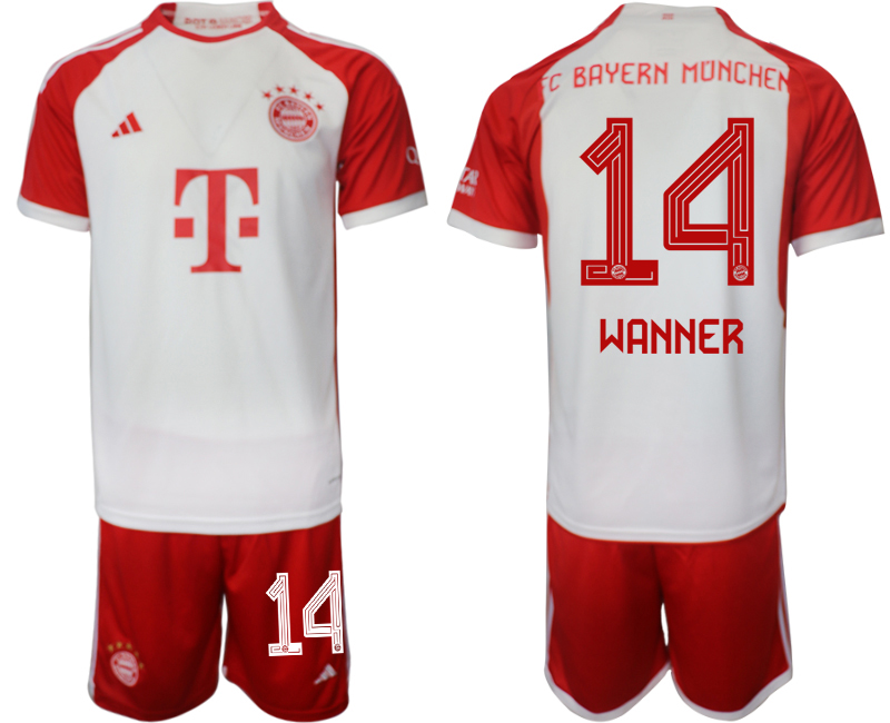 Bayern Munich home 14# WANNER 2023-24 Suit Soccer Jerseys