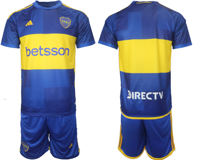 Boca juniors home custom or blank  2023-24 suit soccer jerseys
