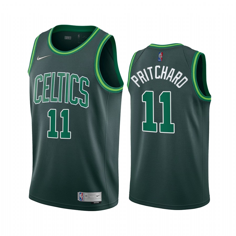 Boston Celtics #11 Payton Pritchard Green NBA Swingman 2020-21 Earned Edition Jersey