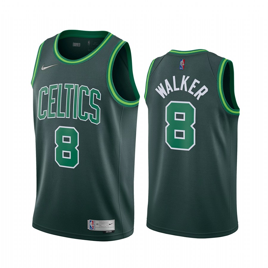 Boston Celtics #8 Kemba Walker Green NBA Swingman 2020-21 Earned Edition Jersey