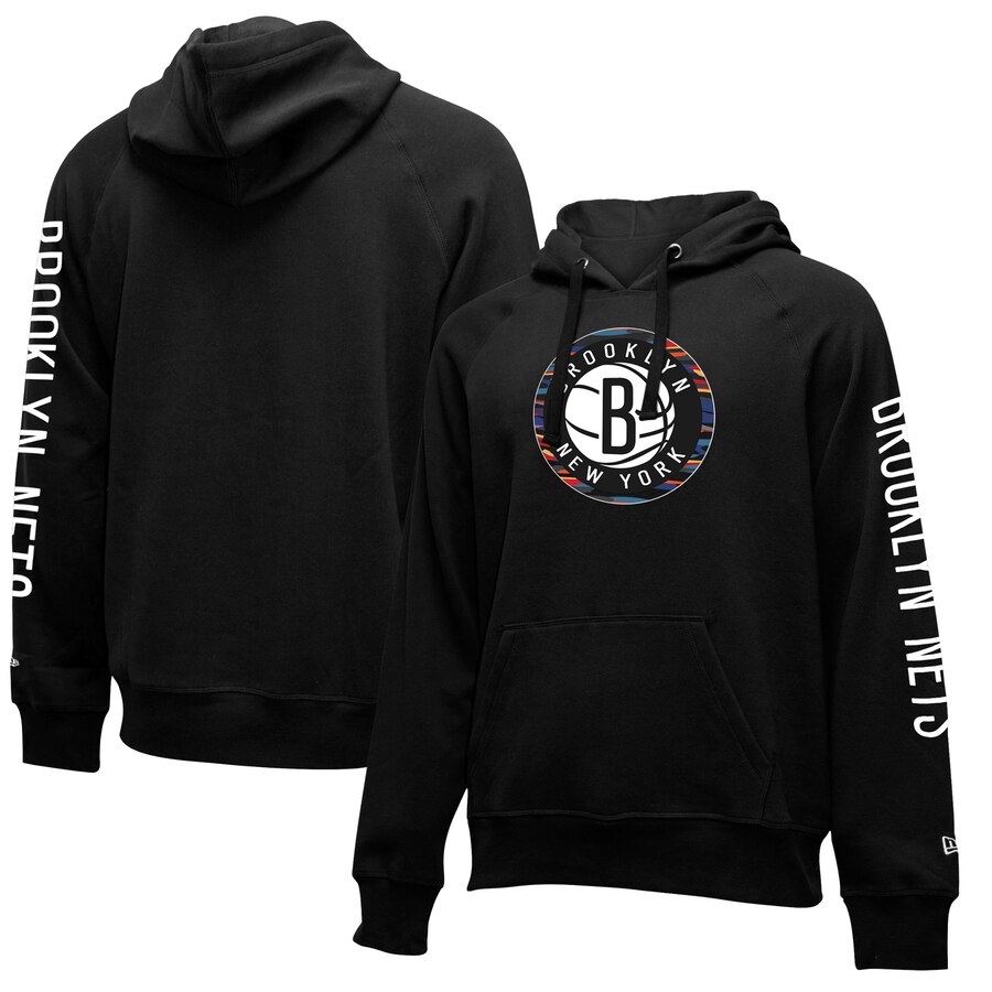 Brooklyn Nets New Era 2019-20 City Edition Pullover Hoodie Black