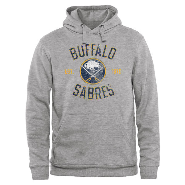 Buffalo Sabres Heritage Pullover Hoodie Ash