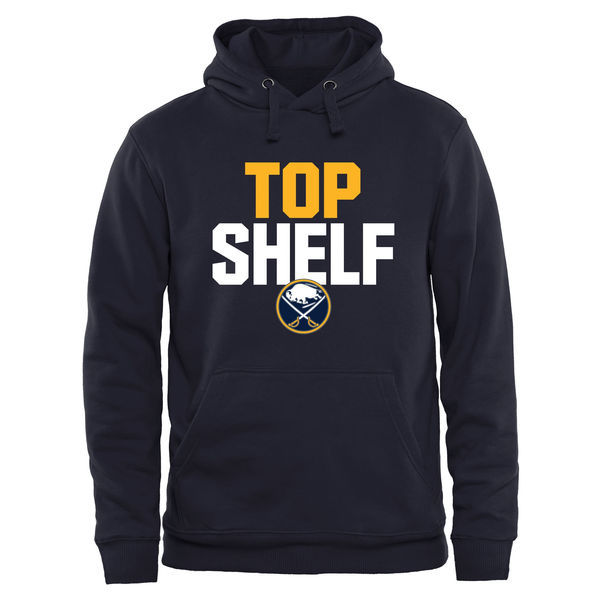 Buffalo Sabres Navy Blue Team Logo Men's Pullover Hoodie03
