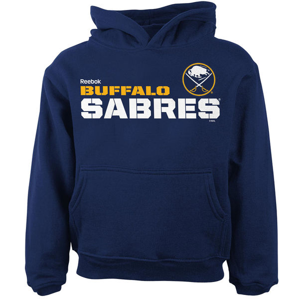 Buffalo Sabres Reebok Toddler Clean Cut Pullover Hoodie Navy