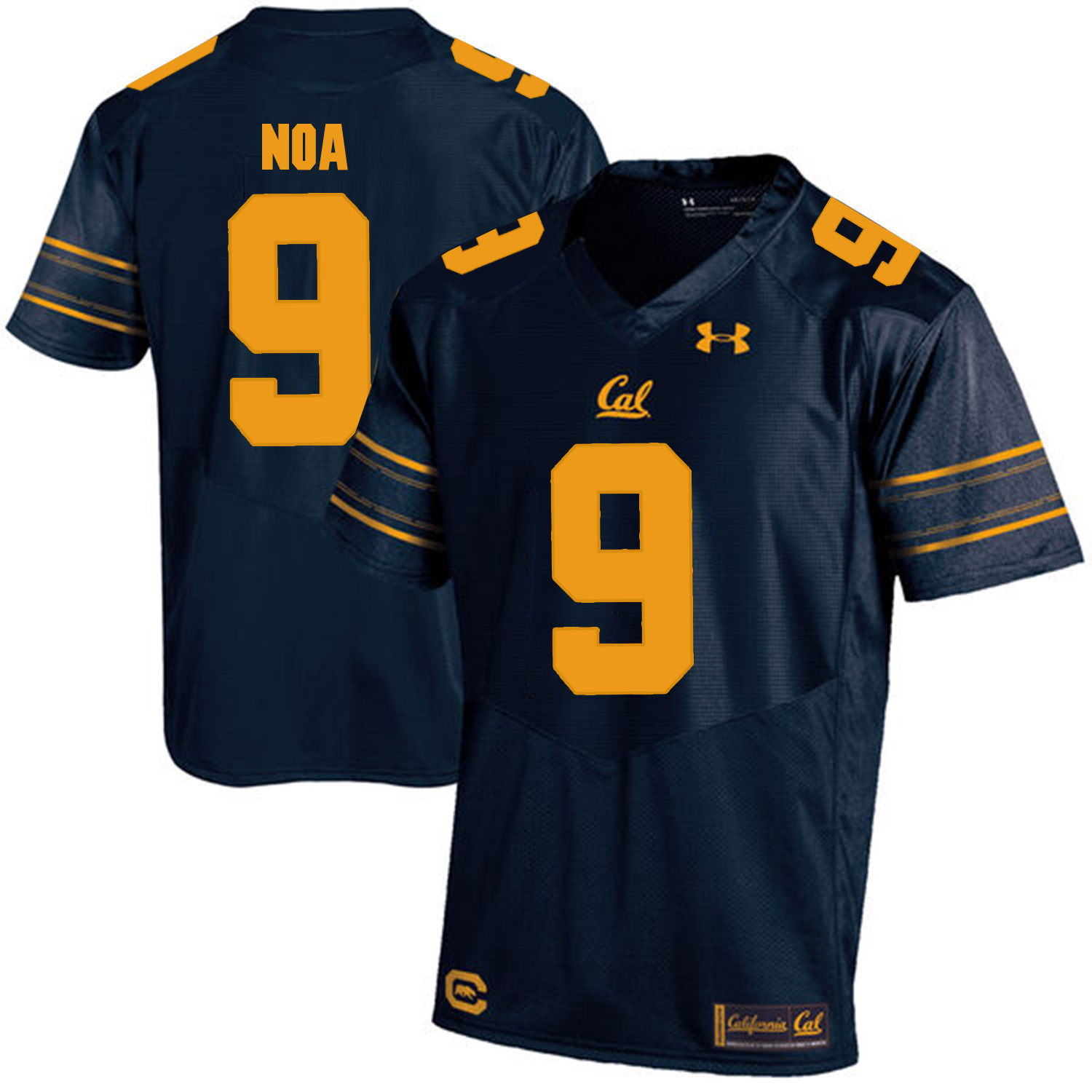 California Golden Bears 9 Kanawai Noa Navy College Football Jersey