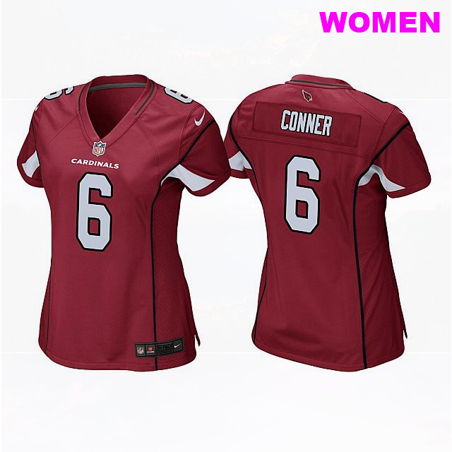Cardinals James #6 Conner Women's Game RED Cardinal Jersey