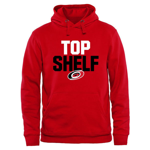 Carolina Hurricanes Red Team Logo Men's Pullover Hoodie02