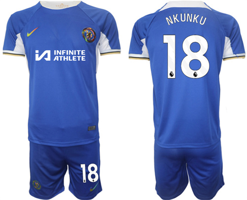 Chelsea Nike Stadium Sponsored Shirt FC home 18# NKUNKU 2023-24 Jerseys
