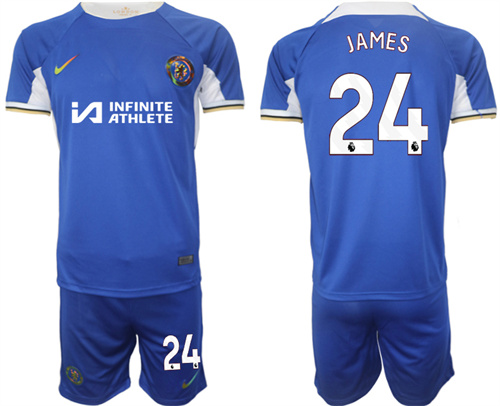 Chelsea Nike Stadium Sponsored Shirt FC home 24# JAMES 2023-24 Jerseys