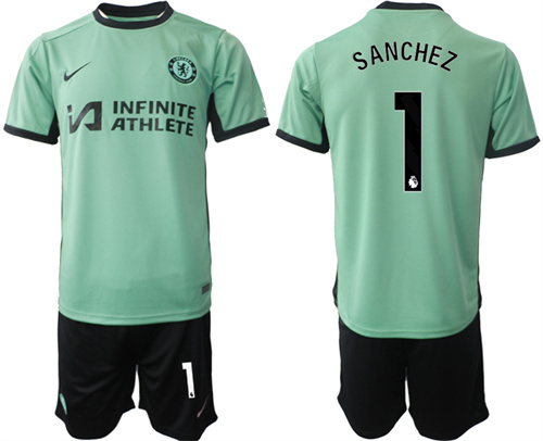 Chelsea Nike Third Stadium Sponsored away 1# SANCHEZ 2023-2024 Jerseys