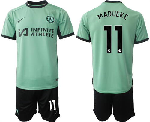 Chelsea Nike Third Stadium Sponsored away 11# MADUEKE 2023-2024 Jerseys