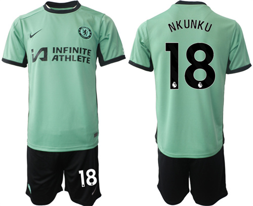 Chelsea Nike Third Stadium Sponsored away 18# NKUNKU 2023-2024 Jerseys
