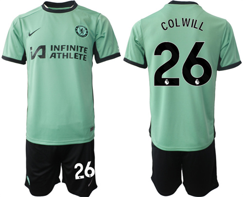 Chelsea Nike Third Stadium Sponsored away 26# COLWILL 2023-2024 Jerseys