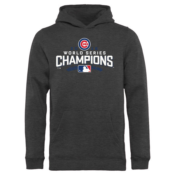 Chicago-Cubs-Black-2016-World-Series-Champions-Men's-Pullover-Hoodie