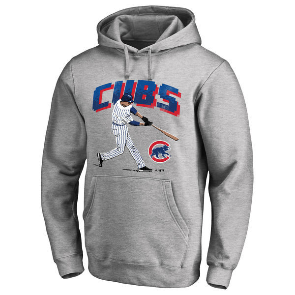 Chicago-Cubs-Grey-Men's-Pullover-Hoodie