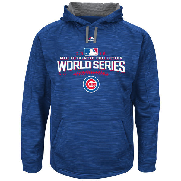 Chicago-Cubs-Royal-2016-World-Series-Bound-Authentic-Collection-On-Field-Participant-Streak-Fleece-Men's-Pullover-Hoodie