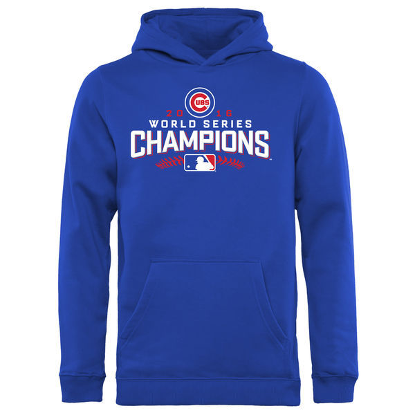 Chicago-Cubs-Royal-2016-World-Series-Champions-Walk-Sec-Youth's-Pullover-Hoodie
