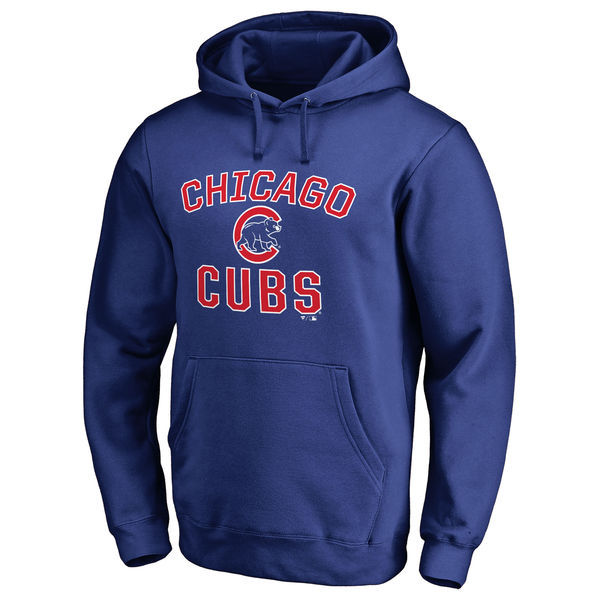 Chicago-Cubs-Royal-Blue-Fastball-Fleece-Men's-Pullover-Hoodie