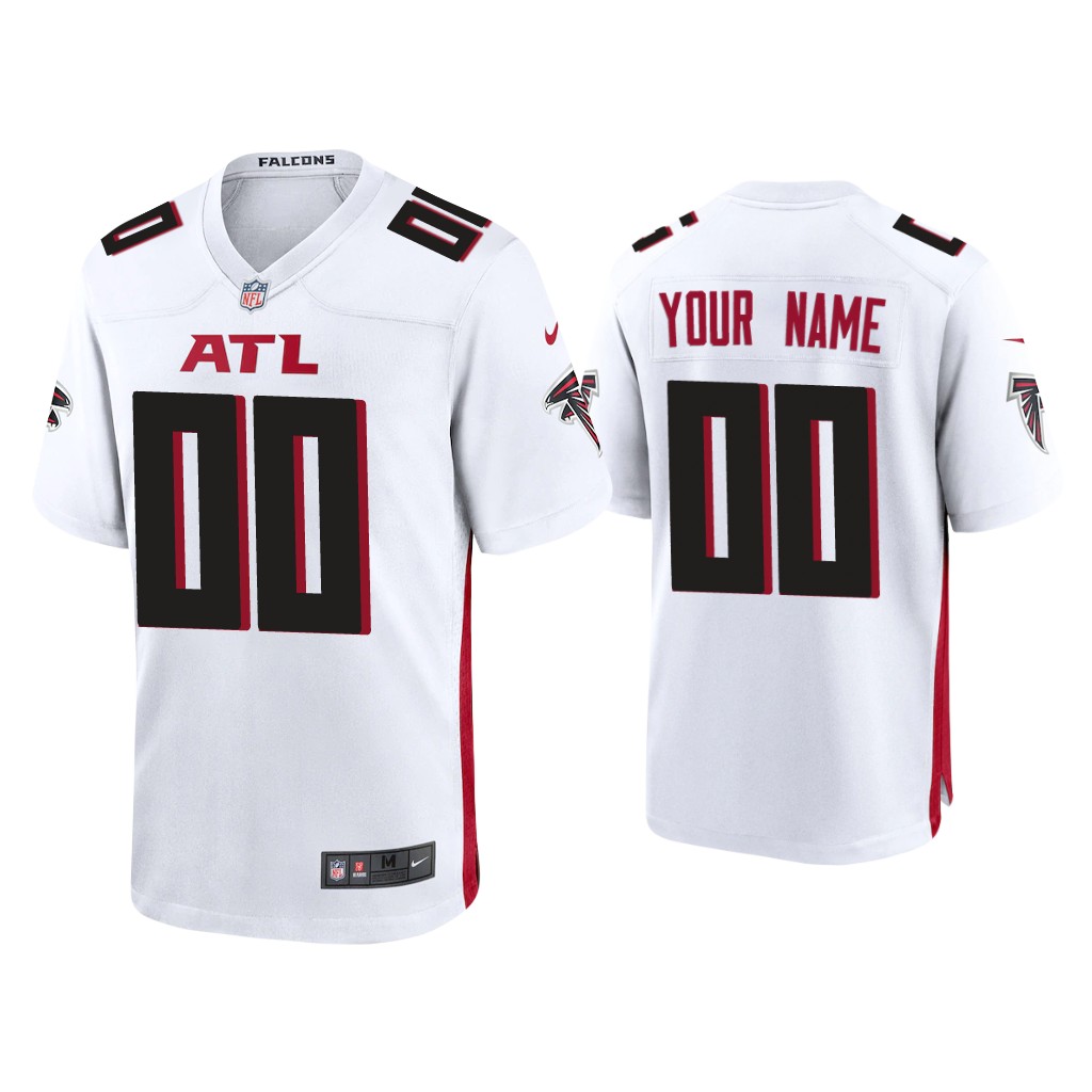Custom Men's Atlanta Falcons White 2020 new Vapor Limited Nike Jerseys