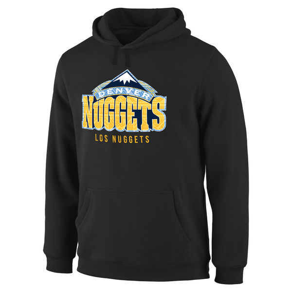 Denver Nuggets Pullover Hoodie Black