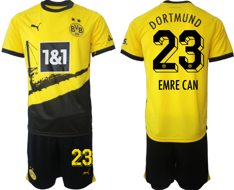 Dortmund home 23# EMRE CAN 2023-24 suit soccer jerseys