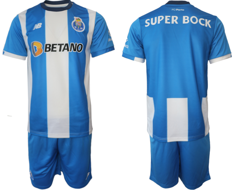 FC Porto home Custom or Blank  2023-24 suit soccer jerseys