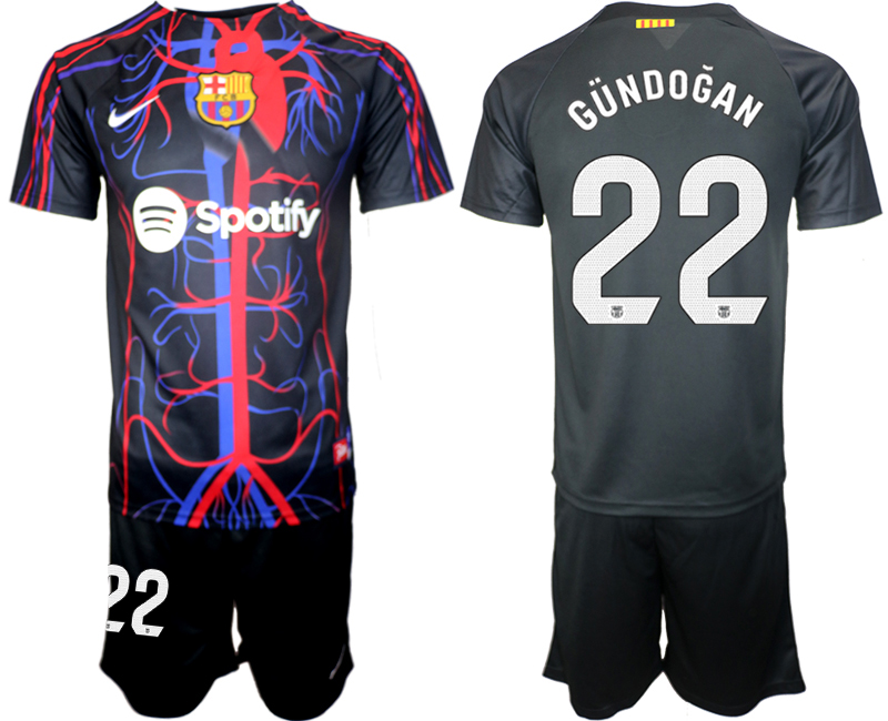 First Look At Barcelona x Patta Collaboration 22# GUNDOGAN 2023-24 suite soccer jerseys