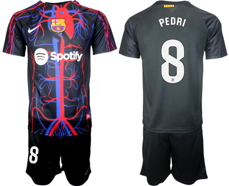 First Look At Barcelona x Patta Collaboration 8# PEDRI 2023-24 suite soccer jerseys