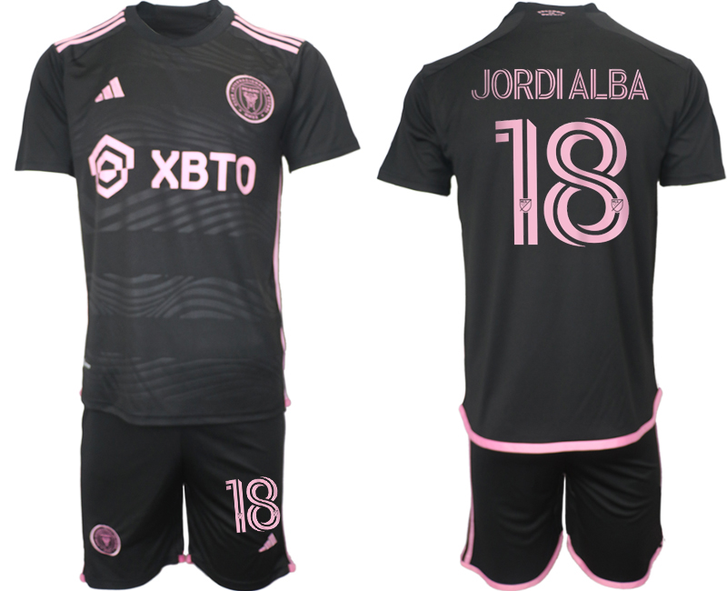 Inter Miami CF away 18# JORDIALBA 2023-24 suit soccer jerseys