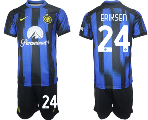 Inter Milan home 24# ERIKSEN 2023-24 suit soccer jerseys