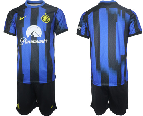 Inter Milan home Blank 2023-24 suit soccer jerseys
