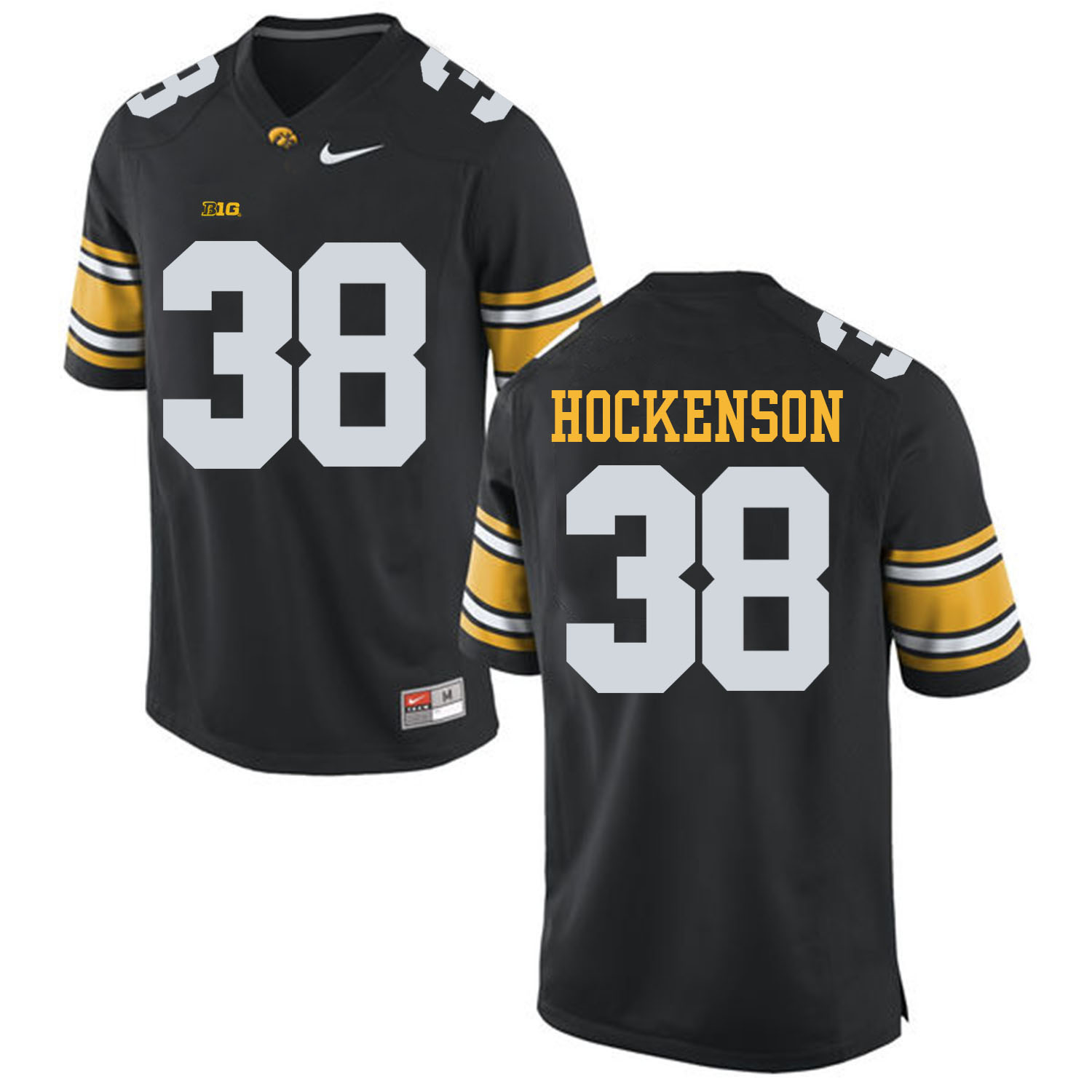 Iowa Hawkeyes 38 T.J. Hockenson Black College Football Jersey