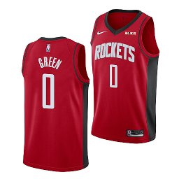 Jalen Green Houston Rockets #0 Men's 2021 NBA Draft Red Jersey Icon Edition