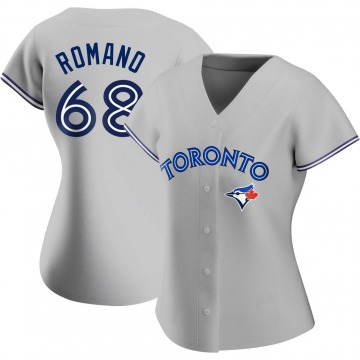 Jordan Romano Women's Toronto Blue Jays #68 Gray Replica Road Jersey