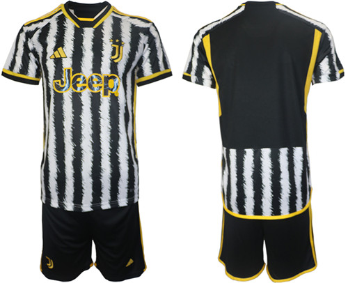 Juventus FC Home  custom or blank  2023-24 suit soccer jerseys