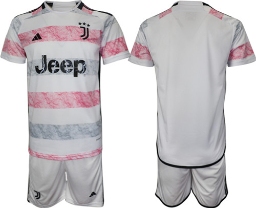 Juventus FC away White custom or blank  2023-24 suit soccer jerseys