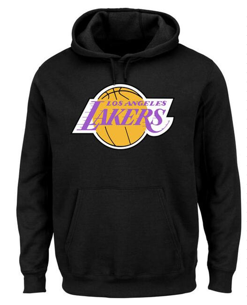 Lakers Team Logo Black Pullover Hoodie
