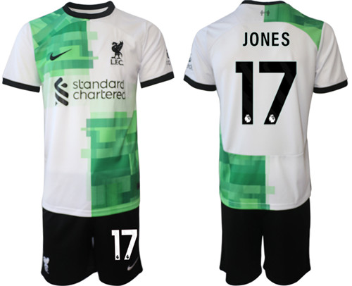 Liverpool away 17# JONES 2023-24 suit soccer jerseys