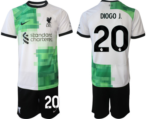 Liverpool away 20# DIOGO J. 2023-24 suit soccer jerseys