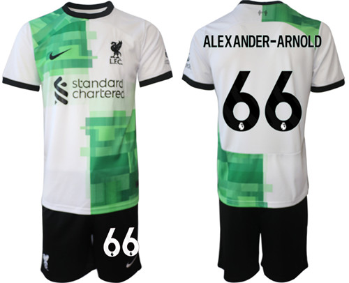 Liverpool away 66# ALEXANDER-ARNOLD 2023-24 suit soccer jerseys