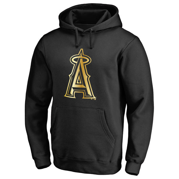 Los Angeles Angels Gold Collection Pullover Hoodie Black