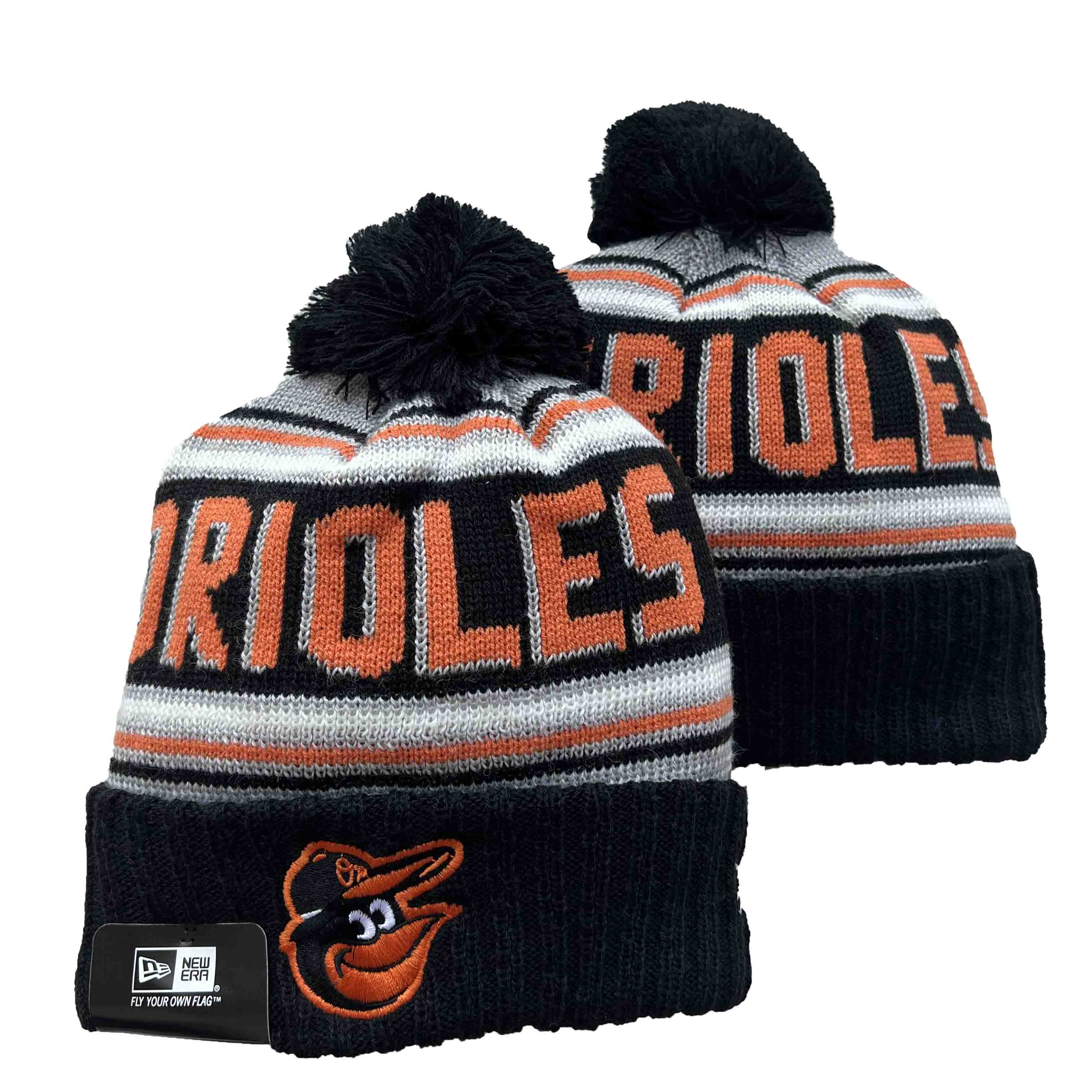 MLB Baltimore Orioles Beanies Knit Hats-YD102