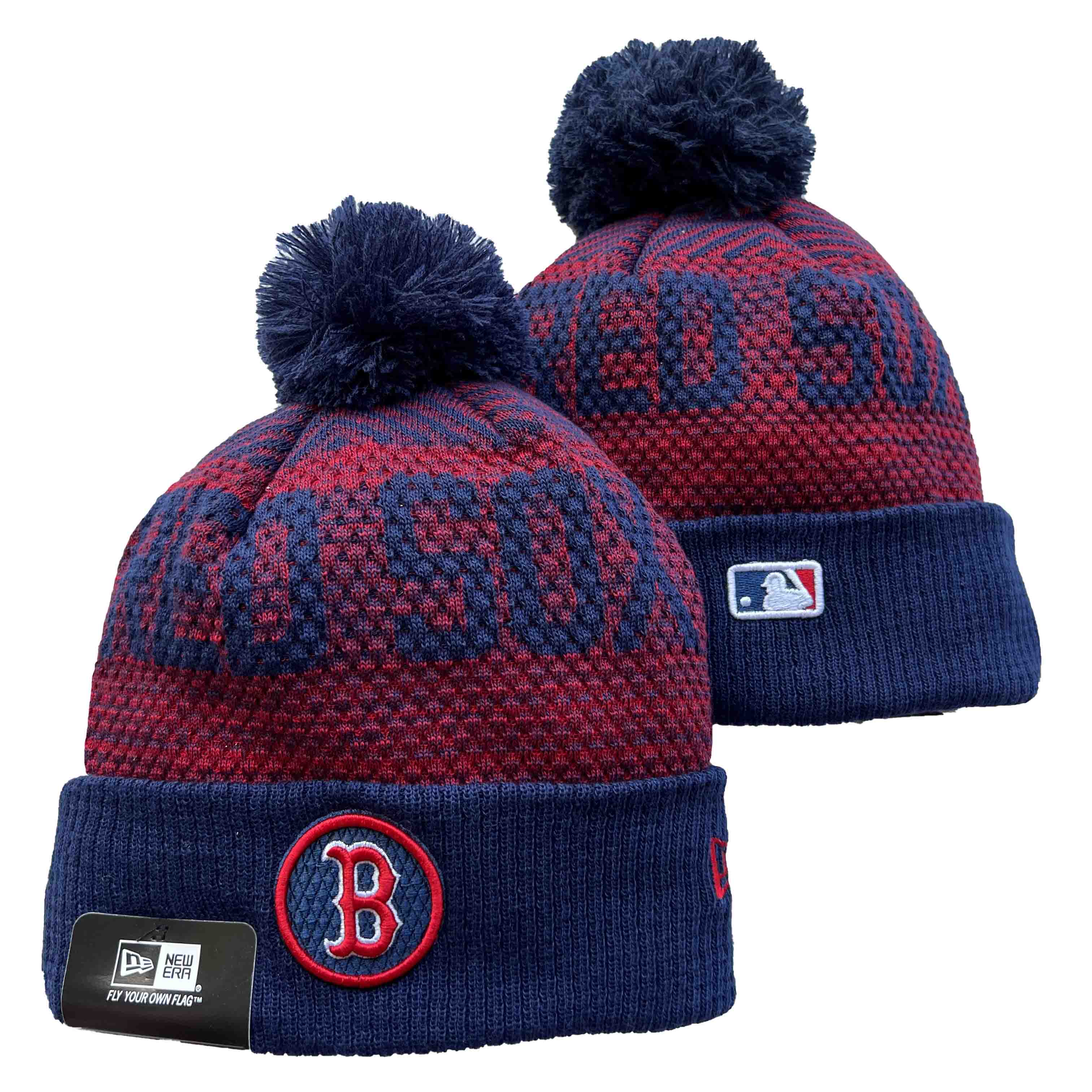 MLB Boston Red Sox Beanies Knit Hats-YD105