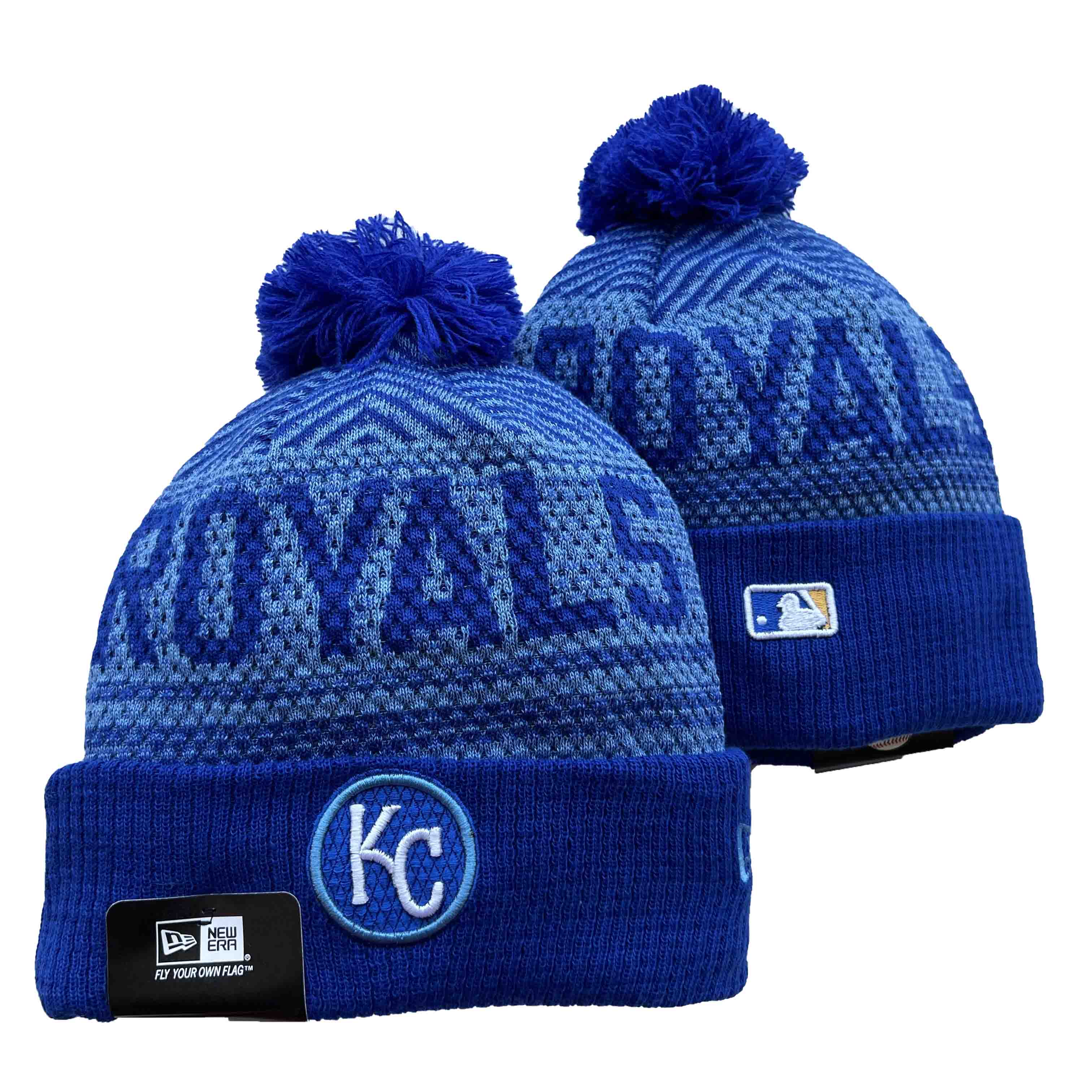 MLB Kansas City Royals Beanies Knit Hats-YD171