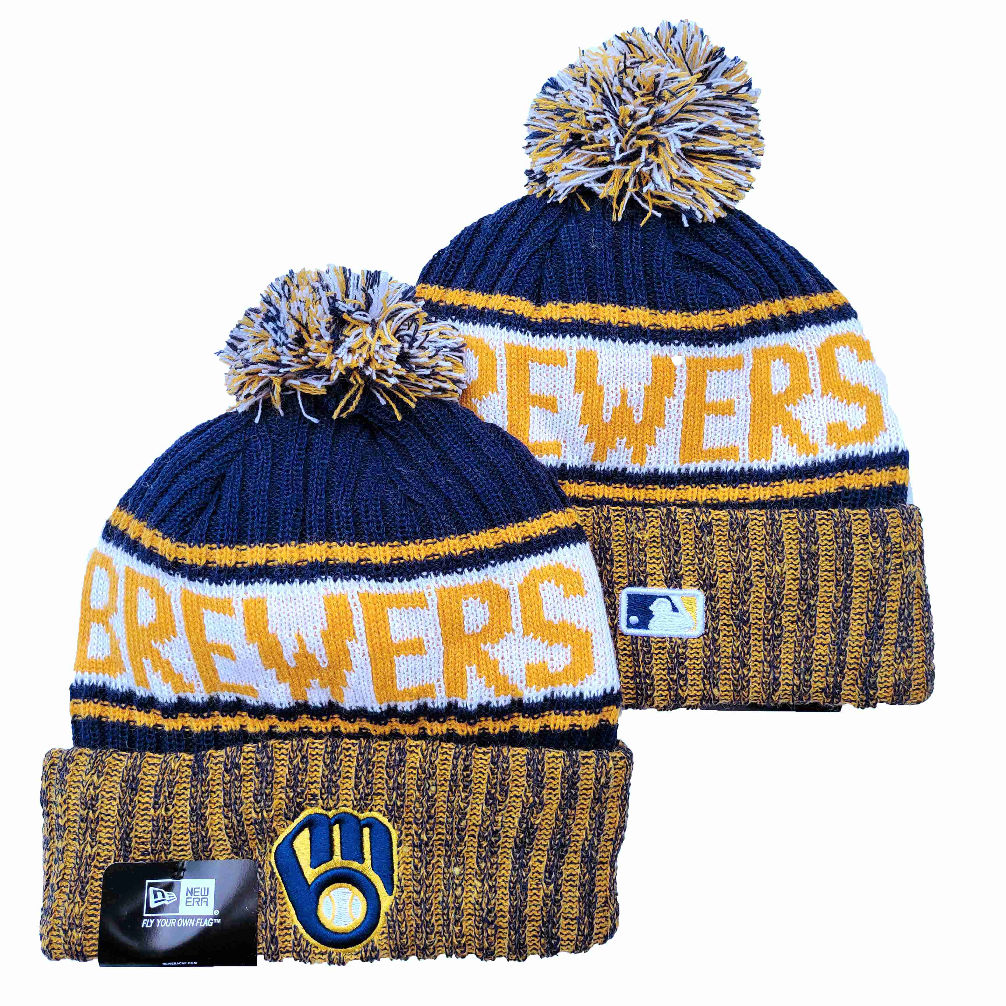 MLB Milwaukee Brewers Beanies Knit Hats-YD180