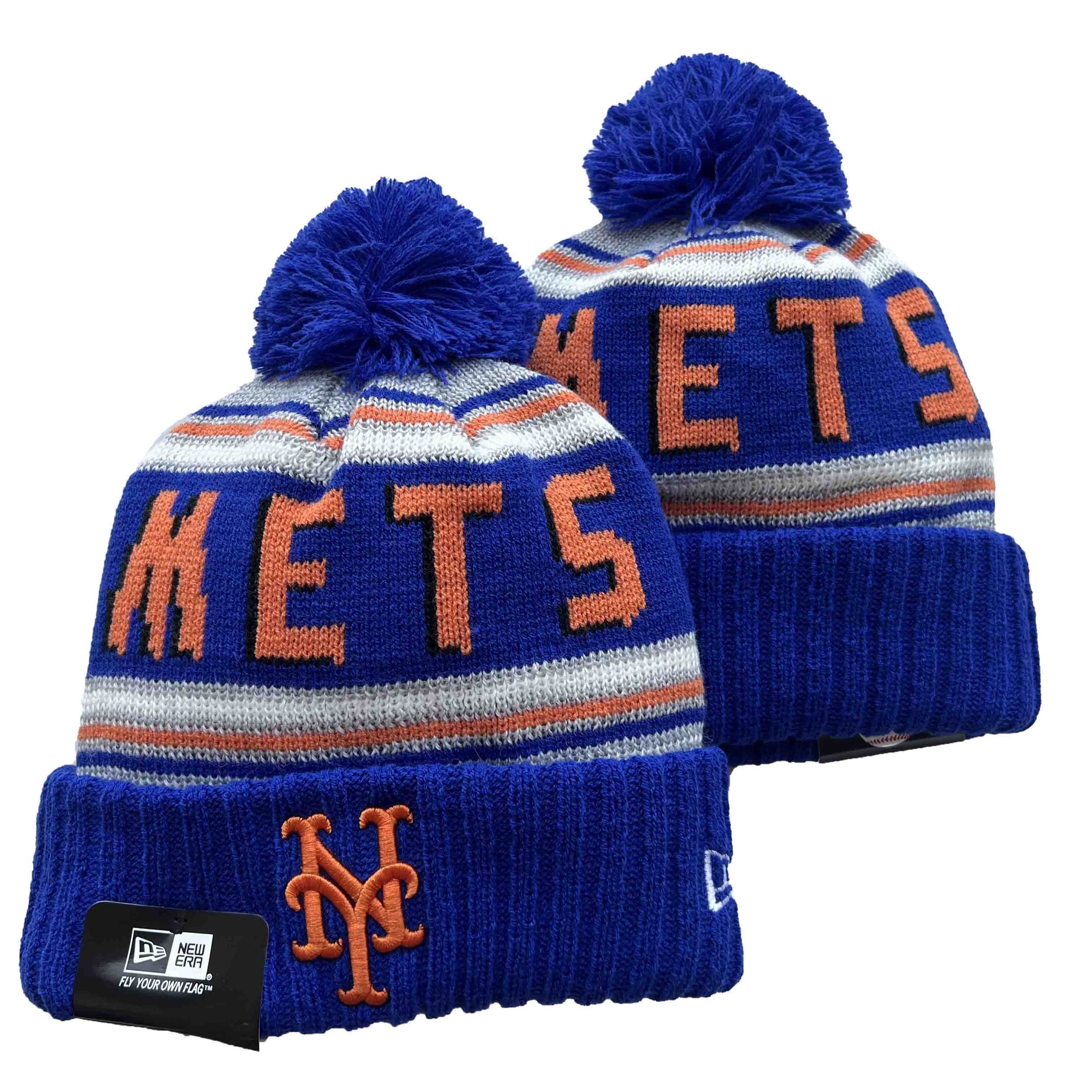 MLB New York Mets Beanies Knit Hats-YD141
