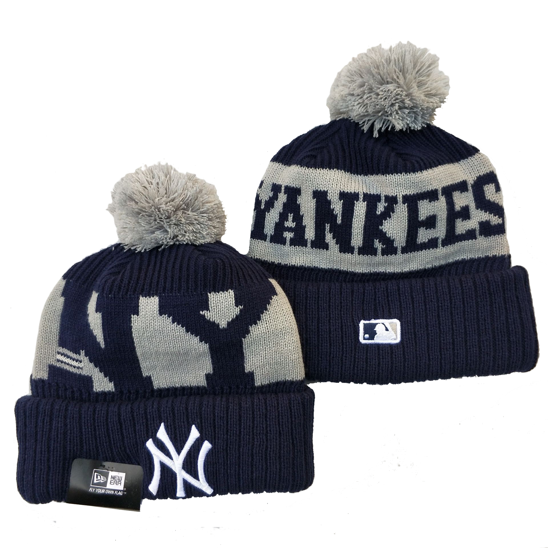 MLB New York Yankees Beanies Knit Hats-YD142